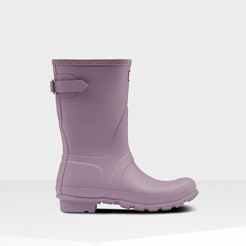 Hunter Original Back Adjustable Short Rain Boots For Womens - NZ H1738